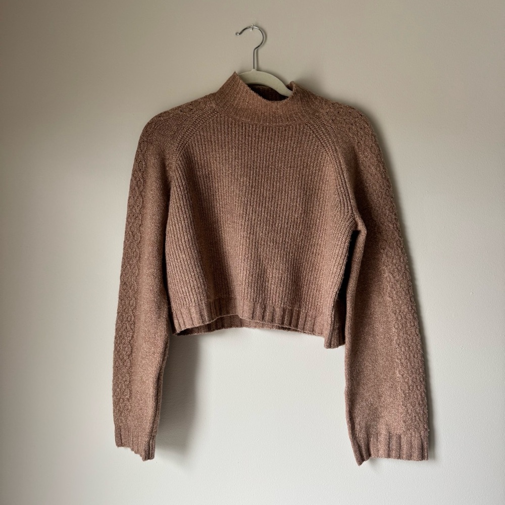 Wild Fable Brown Turtleneck Sweater